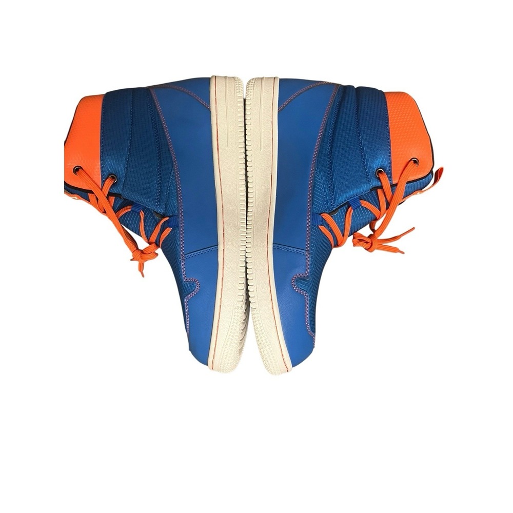 NWOT‎ Lange Podium Snow Soft Shoes Boots Men 11.5  US Blue + Orange Athletic - Picture 5 of 9